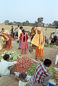 Khajuraho village - the market 